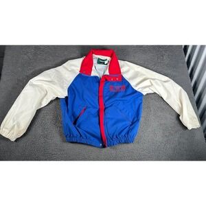 Vintage Dunbrooke Sheldon Mill 30th Anniversary Jacket Small Blue/White/Red